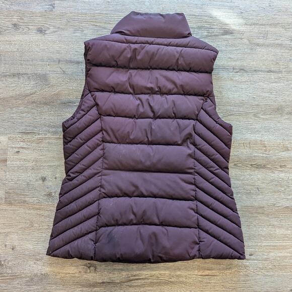 Tommy Hilfiger Womens Auburn Plum Puffer Vest Full Zip Polyester Size Small S - Picture 5 of 6
